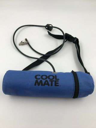 Vtg Misty Mate Personal Mister Portable Air Cooler Pump With Strap & Clip Blue