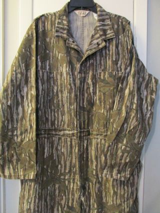 Vintage Walls Realtree Camo Hunting Coveralls Made In Usa Ex Cond Xlt 46 - 48