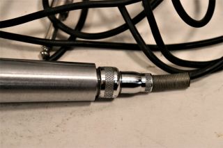 Vintage 60 ' s Shure PE 585 Unisphere A High Impedance Microphone & Cable 3
