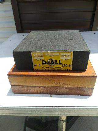 Vintage Doall Granite Inspection Equipment Surface Calibrating