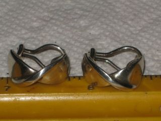 Vintage Jewelry,  James Avery Earrings,  Sterling Silver Bows,  Designer Artisan,  Rare