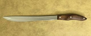 Vintage Cutco No.  23 Carving / Slicing Knife 9 " Blade Brown Swirl Handle Usa