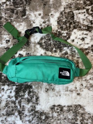 The North Face Lumbar Waist Fanny Pack Vintage Green And Orange