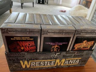 Wwe Wrestlemania The Legacy Vhs Vintage Boxed Set