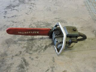 Vintage Homelite Xl - 12 Gas Chainsaw With 16 " Bar (l)