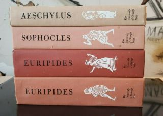 The Complete Greek Tragedies 4 Volume Set University Of Chicago Press 1960 Vtg