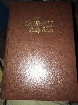 Vintage 1979 The Criswell Study Bible King James Version Hardback.  852br Nelson