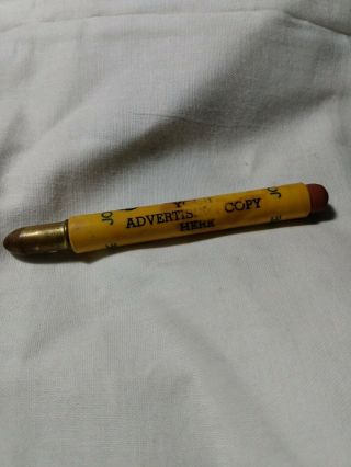 Antique Vtg Rare Salesman Sample John Deere Tractor Advertising Bullet Pencil