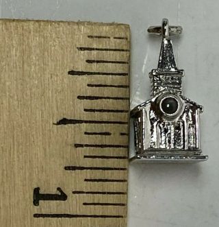 Vintage Sterling Silver Stanhope Church Chapel The Lord 