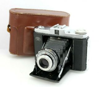 Vintage Zeiss Ikon Nettar 517/16 6x6 Film Camera,  Novar - Anastigmat 75mm 6.  3 Lens