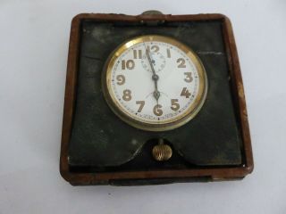 Antique Sir John Bennett Hand Winding Mechanical Travel Clock