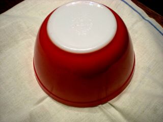 Vintage Red Pyrex Mixing Bowl 402