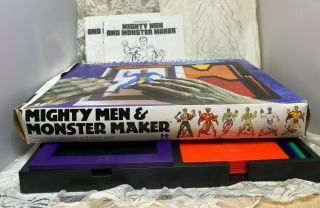 Vintage 1979 2520 Tomy Mighty Men & Monster Maker Kit