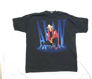 Vintage Alan Jackson 1995 Shirt Single Stitch Band Tee Size Xxl