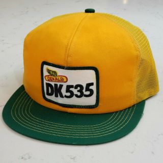 Vintage Dekalb Snapback Trucker Hat Mesh Patch Cap K Products Made In The Usa