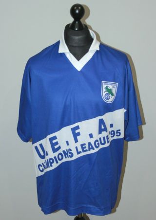 Vintage Grasshoppers Switzerland Special Champions League Football Shirt 1995
