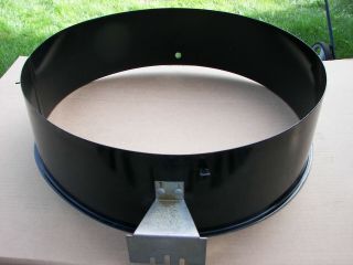 Vintage 22 Inch Weber Kettle Grill Rotisserie Ring " No Cut Out For Rod "