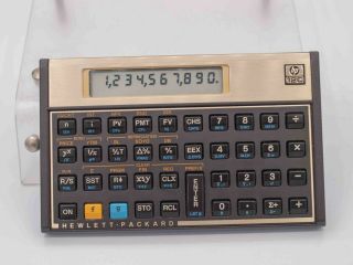 Vtg 1982 Usa - Hewlett Packard Hp 12c Financial Calculator - &