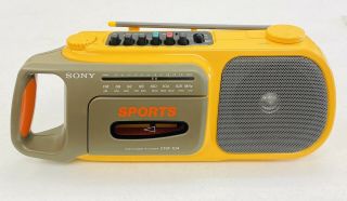 Vintage Sony Sports Radio Cassette Player Cfm - 104,  Walkman Retro