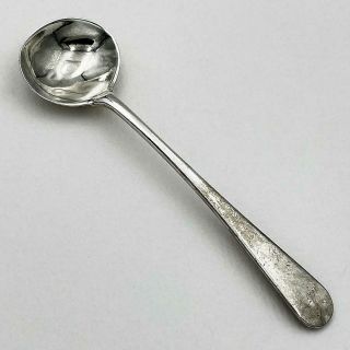 Victorian Sterling Silver Mustard Spoon Exeter 1881 Josiah Williams