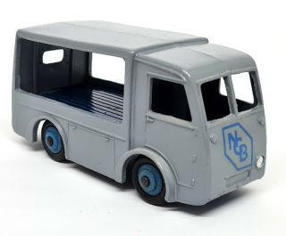 Dinky Meccano Ltd Vintage 30v N.  C.  B Electric Van Model Truck Milk Float Ncb Grey