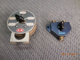 Vintage B&w And Mfj Transmitter Antenna Dummy Load Coax Switch Ham Radio Parts