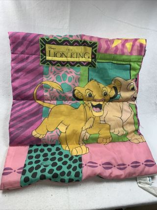The Lion King Disney Simba Nala Child Sleeping Bag Vintage 90 