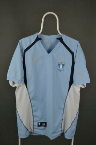 Malmo Sweden Home Football Shirt 2006 Puma Soccer Jersey Vintage Size L Large