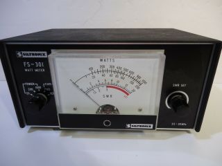 Vintage Siltronix Model Fs - 301 Watt Meter -