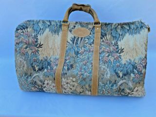 Vintage Paradise Tapestry Carryon Duffle Valise By The French Company