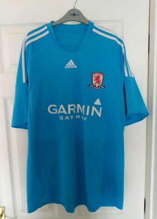 Vintage Middlesbrough 2009/10 Away Shirt • Fit 46 " Chest • Garmin • Adidas