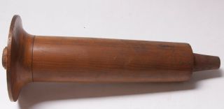 Lamson Vintage Industrial Foundry Wood 11 " Spindle Mold Pattern Steampunk M18