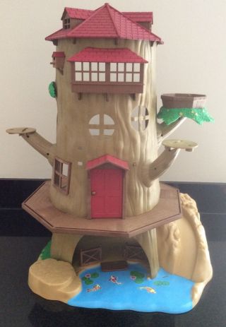Sylvanian Families Vintage Old Oak Hollow Tree House Shell Building Calico