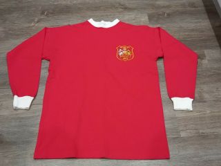 Vintage Manchester United 1963 Fa Cup Final Shirt Size L 42 " Chest