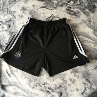 Vintage Adidas Newcastle United Nufc Black White Shorts 2001 / 03 Rare Size 36 "