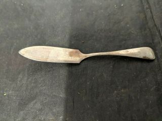Vintage Edwardian Hallmarked Silver Butter Knife 1904 10cm