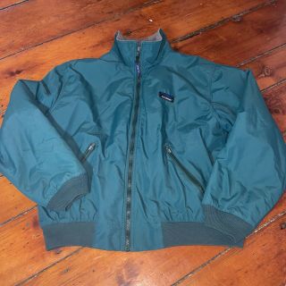 Vintage Ll Bean 90s Fleece Lined Warm Up Bomber Jacket Mens Size Medium Green