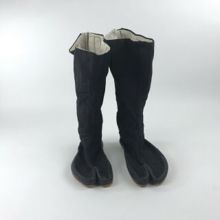 Ninja Tabi Shoes Ninjutsu Boots Mens Size 42 Hook & Loop Backs Unbranded Vintage