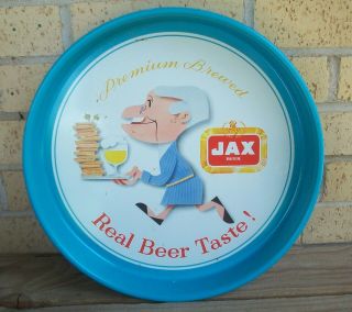 Vintage Jax Beer 13 " Serving Tray Real Beer Taste 1950 