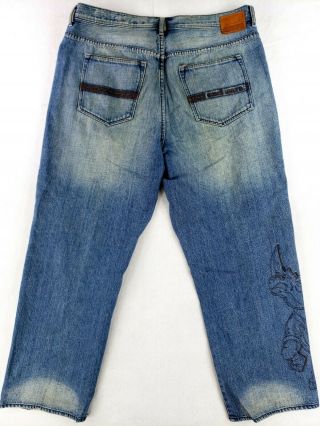Vintage Ecko Unltd.  Baggy Fit 42 Blue Jeans Loose Classic 90s Hip Hop Very Cool