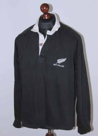 Vintage All Blacks Zealand National Rugby Union Team Shirt Size Xl 90 