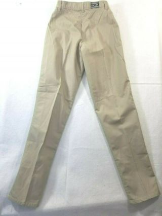 Vintage Rocky Mountain Jeans Size 5/6 Long Tall TAN Pleated 26 X 34.  5 USA Bare 2