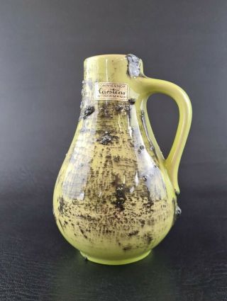 Carstens Vase 6015 - 15 Vintage Keramik Design West German Pottery Mid Century Wgp
