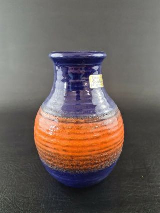 Carstens Vase 7985 - 15 Vintage Keramik Design West German Pottery 60s 70s Wgp