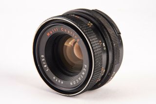 Vintage Pentacon Auto 50mm F/1.  8 Prime Bokeh Lens For M42 Mount Parts Repair V10