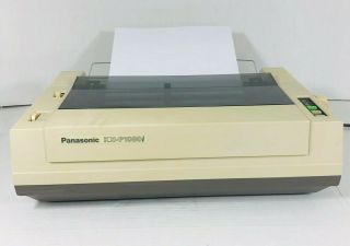 Panasonic Kx - P1080i Standard 9 Pin Dot Matrix Printer Vintage