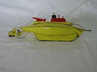 Vintage Un - Boxed Sutcliffe Clockwork Model Sea Wolf Atomic Submarine