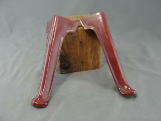 1 Vintage Jotul Wood Stove Woodstove Red Enamel Iron Leg 10 " 2 Available