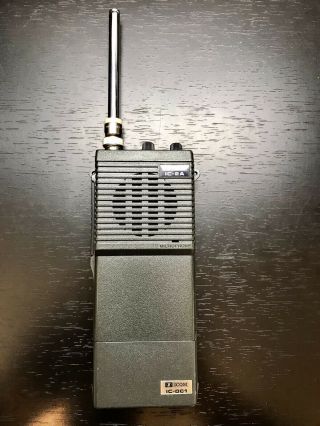 Icom Ic - 2a Vintage Ham Radio With Power Cord