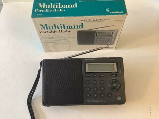 Vintage Radioshack Multiband 12 - 808 Am Fm Shortwave Sw Tv Weather Portable Radio